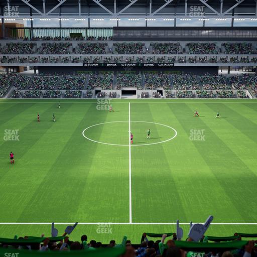 Q2 Stadium - Section 232 Seat View