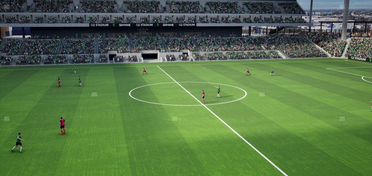 Q2 Stadium - Section 233 Seat View