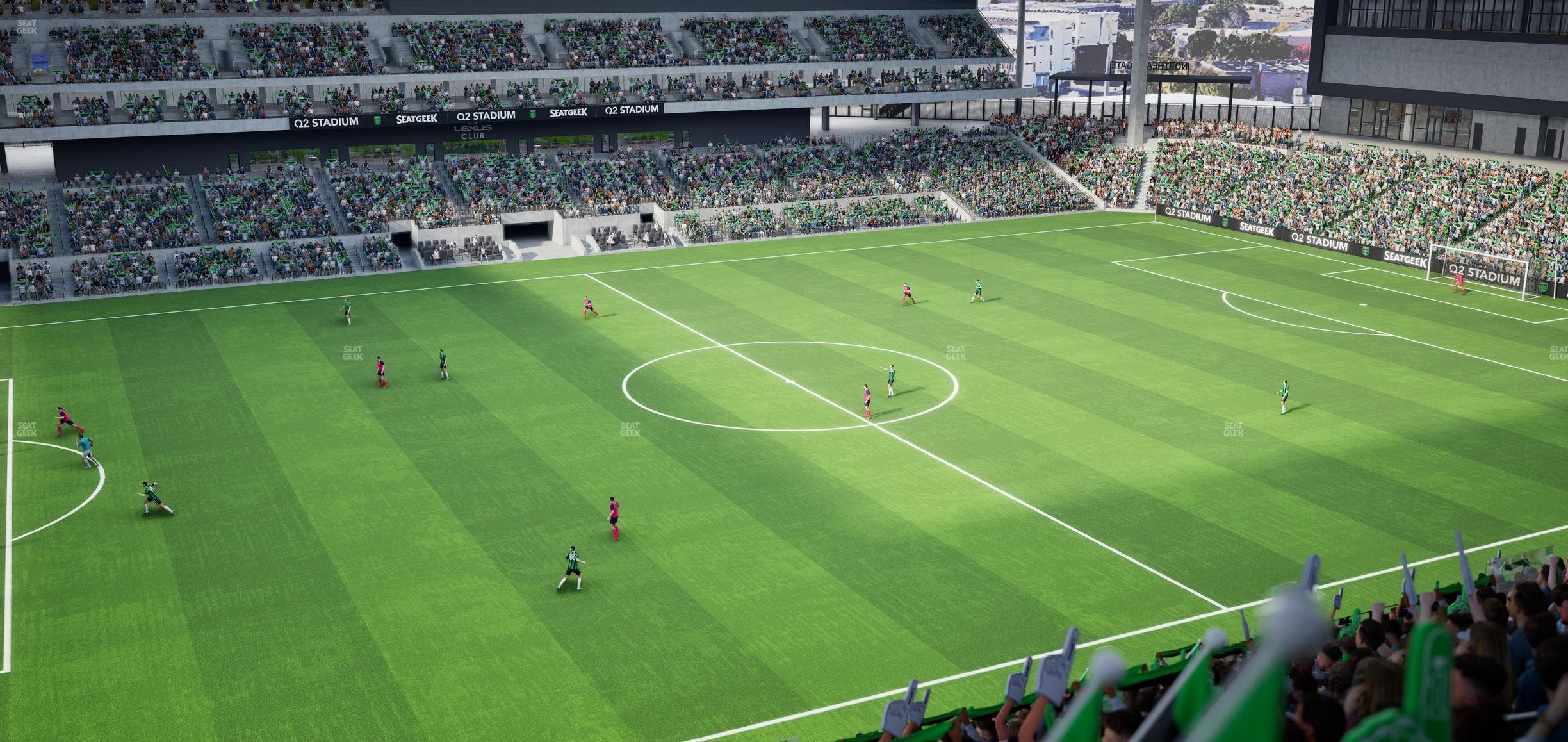 Q2 Stadium - Section 235 Seat View