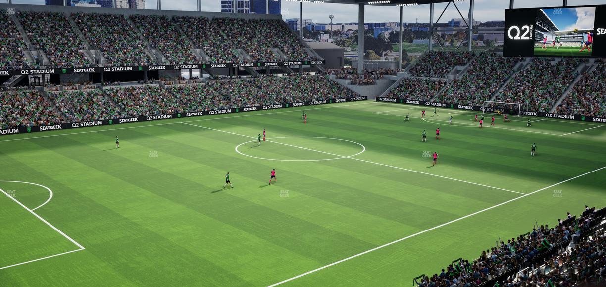 Q2 Stadium - Section Austin Telco Terrace 317 Seat View