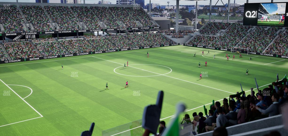 Q2 Stadium - Section Austin Telco Terrace 317 Seat View