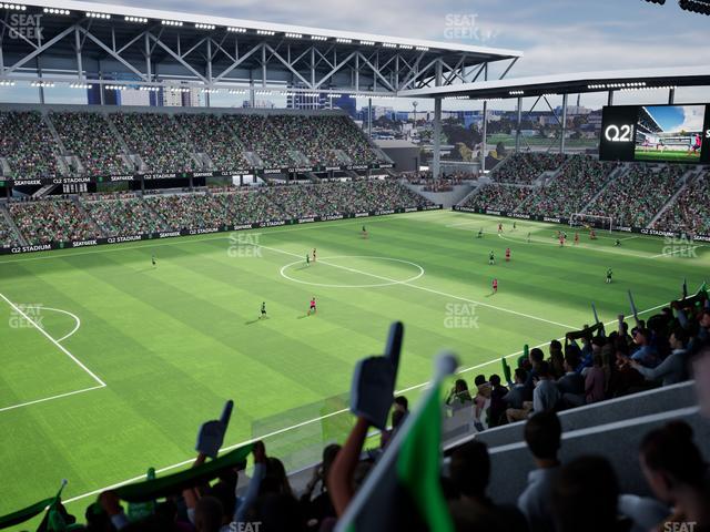 Q2 Stadium - Section Austin Telco Terrace 317 Seat View