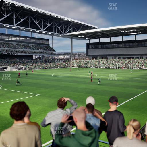 Q2 Stadium - Section Chevron Community Corner 1 A Seat View