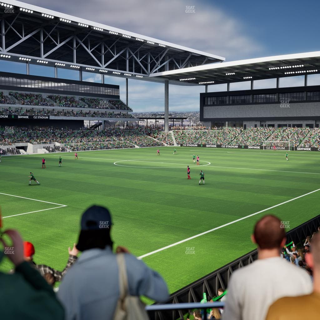 Q2 Stadium - Section Chevron Community Corner 2 A Seat View