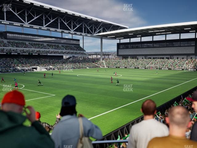 Q2 Stadium - Section Chevron Community Corner 2 A Seat View