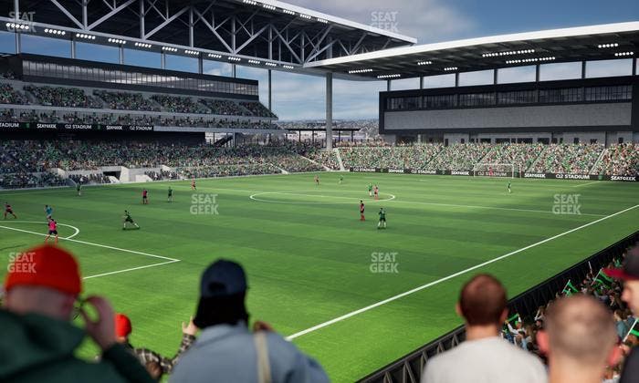 Q2 Stadium - Section Chevron Community Corner 2 A Seat View