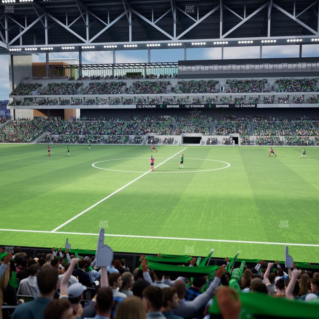 Q2 Stadium - Section East Club 131 Seat View