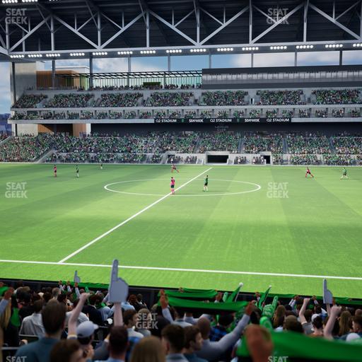 Q2 Stadium - Section East Club 131 Seat View