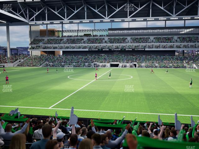 Q2 Stadium - Section East Club 131 Seat View