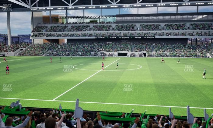 Q2 Stadium - Section East Club 131 Seat View