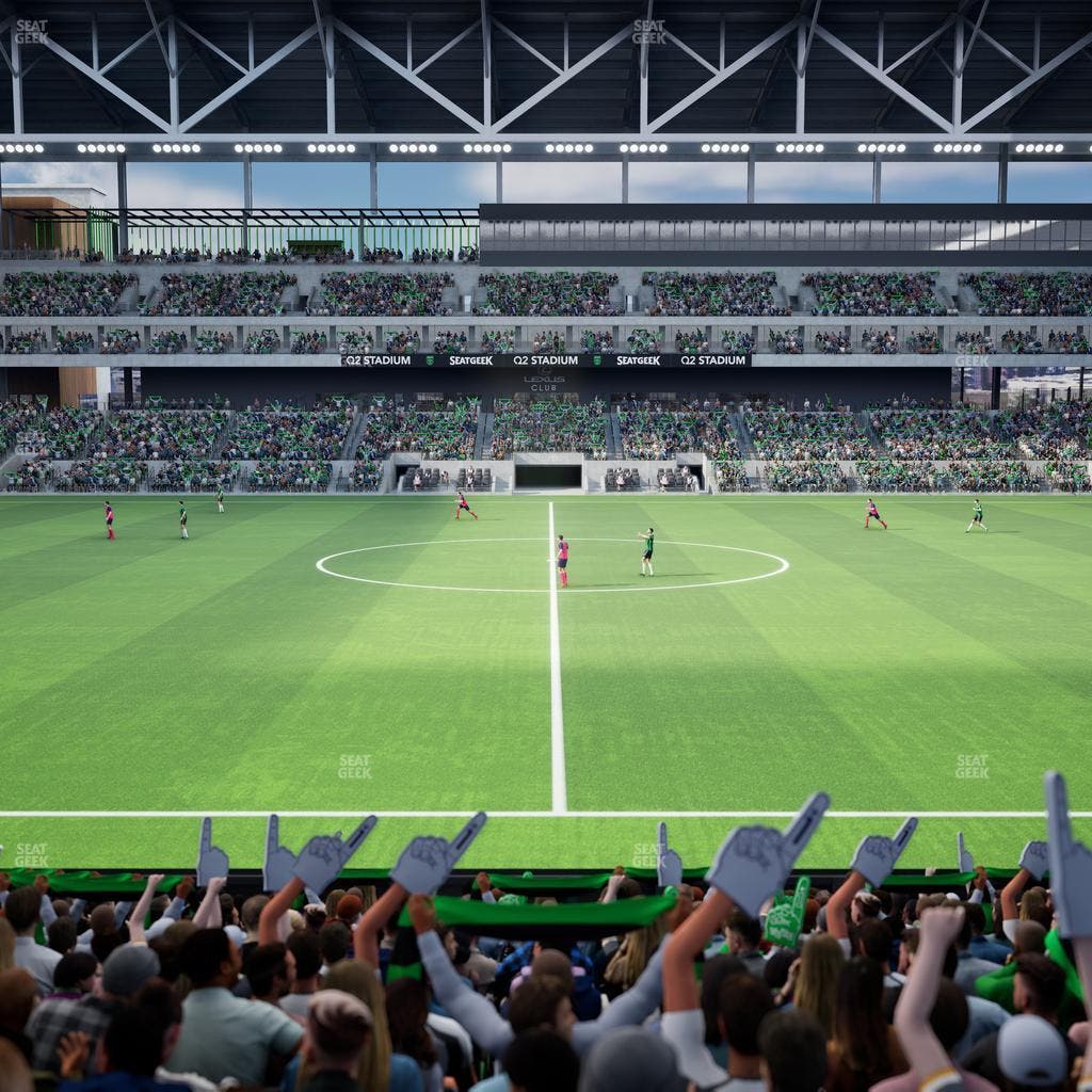 Q2 Stadium - Section East Club 132 Seat View