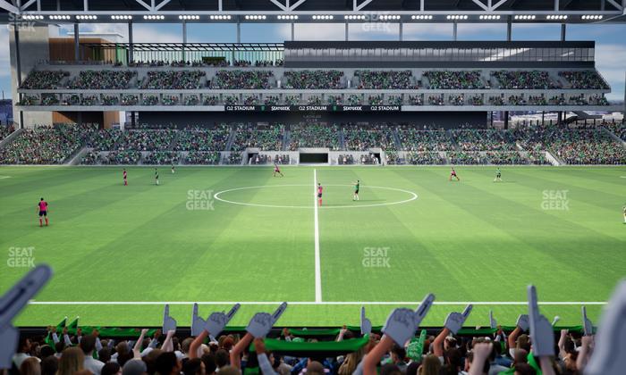 Q2 Stadium - Section East Club 132 Seat View