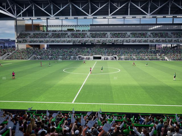 Q2 Stadium - Section East Club 132 Seat View