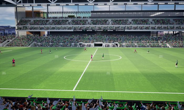 Q2 Stadium - Section East Club 132 Seat View