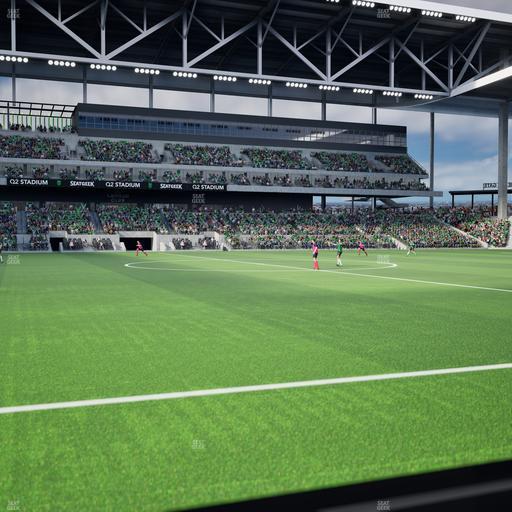 Q2 Stadium - Section East Club 133 Seat View