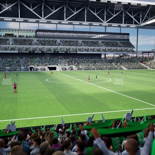 Q2 Stadium - Section East Club 133 Seat View