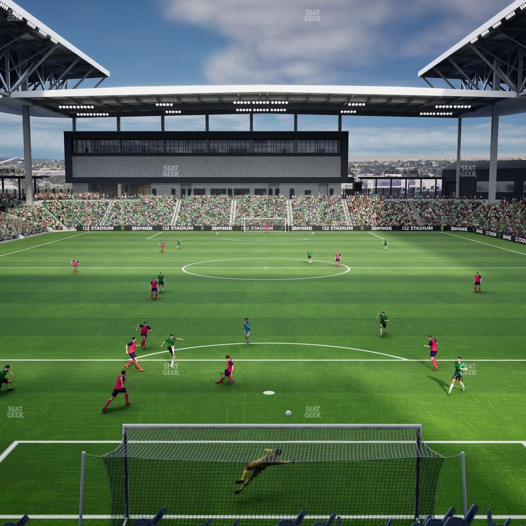 Q2 Stadium - Section Ga Supporter Seat View