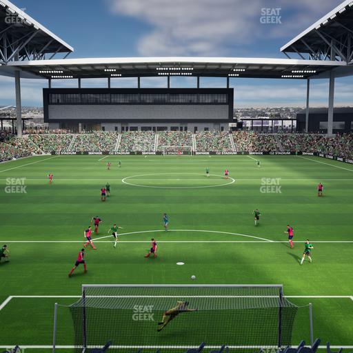 Q2 Stadium - Section Ga Supporter Seat View