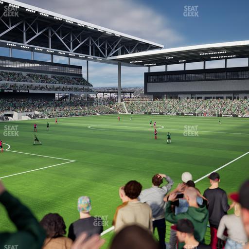 Q2 Stadium - Section Jabil Cloud Corner 2 B Seat View