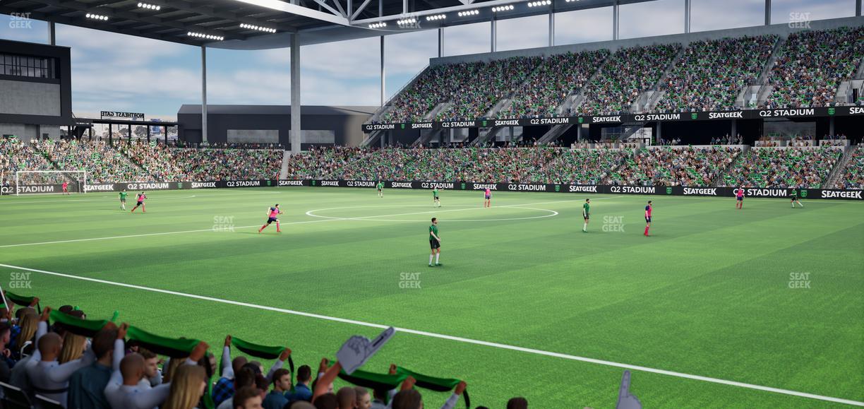 Q2 Stadium - Section Lexus Club 109 Seat View