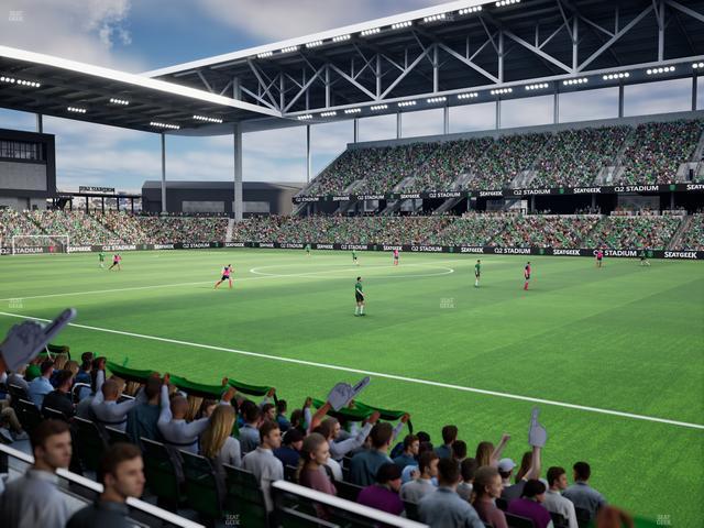 Q2 Stadium - Section Lexus Club 109 Seat View