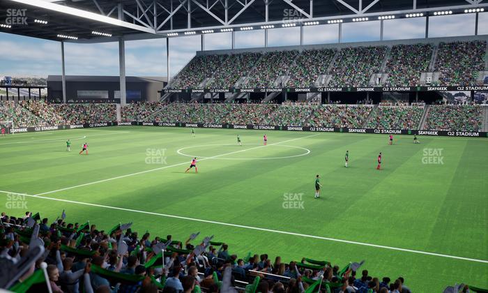 Q2 Stadium - Section Lexus Club 110 Seat View