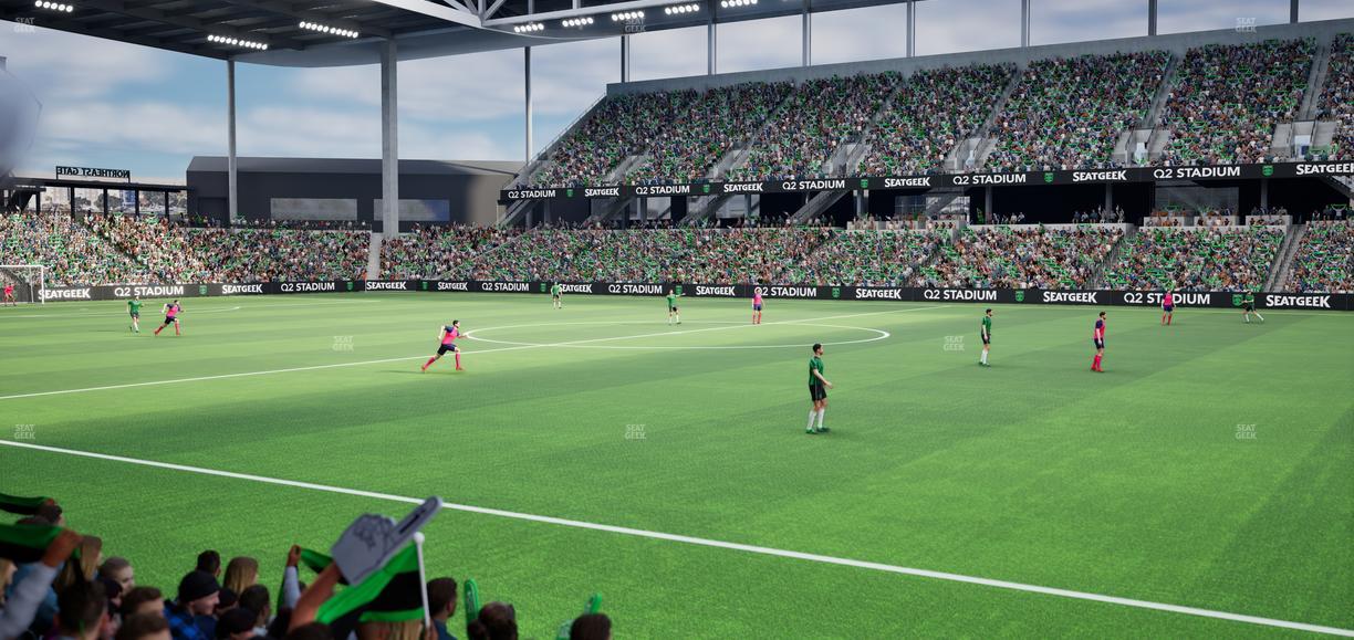 Q2 Stadium - Section Lexus Club 110 Seat View