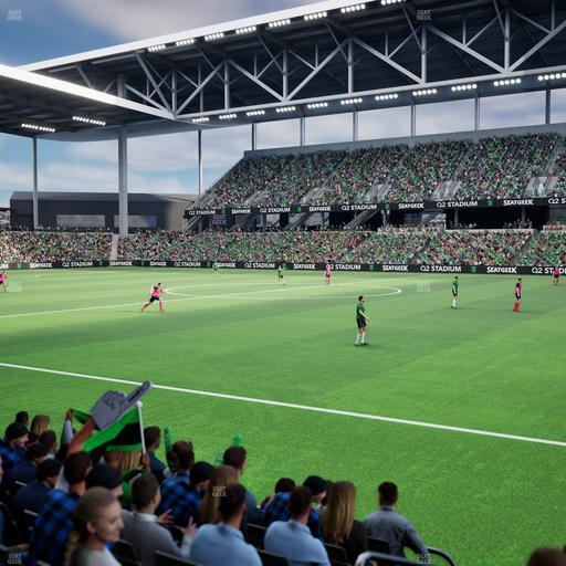 Q2 Stadium - Section Lexus Club 110 Seat View