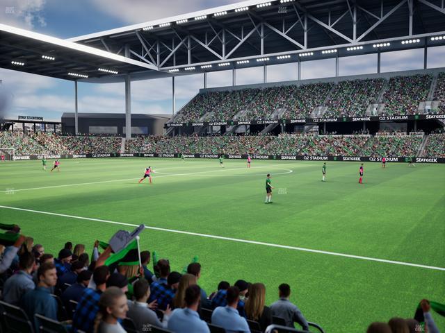 Q2 Stadium - Section Lexus Club 110 Seat View