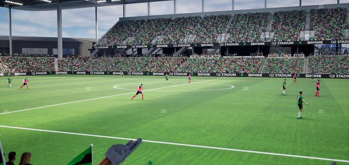 Q2 Stadium - Section Lexus Club 111 Seat View