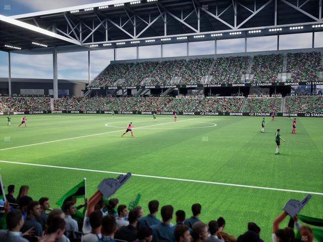 Q2 Stadium - Section Lexus Club 111 Seat View