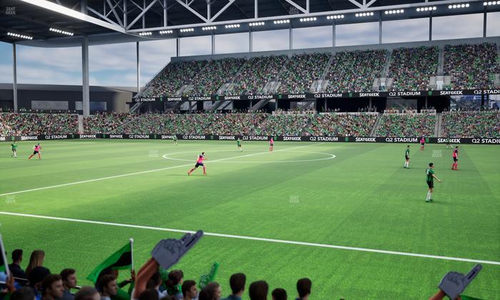 Q2 Stadium - Section Lexus Club 111 Seat View