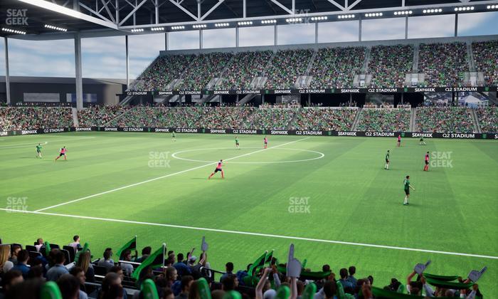 Q2 Stadium - Section Lexus Club 111 Seat View