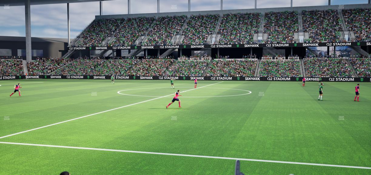 Q2 Stadium - Section Lexus Club 112 Seat View