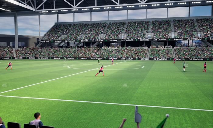 Q2 Stadium - Section Lexus Club 112 Seat View