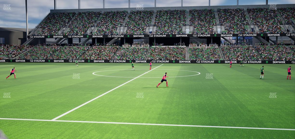 Q2 Stadium - Section Lexus Club 112 Seat View