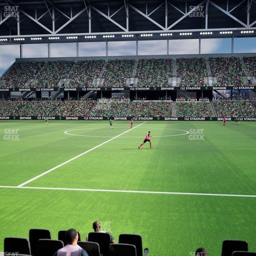 Q2 Stadium - Section Lexus Club 112 Seat View