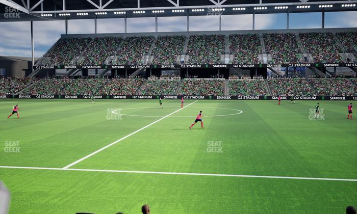 Q2 Stadium - Section Lexus Club 112 Seat View