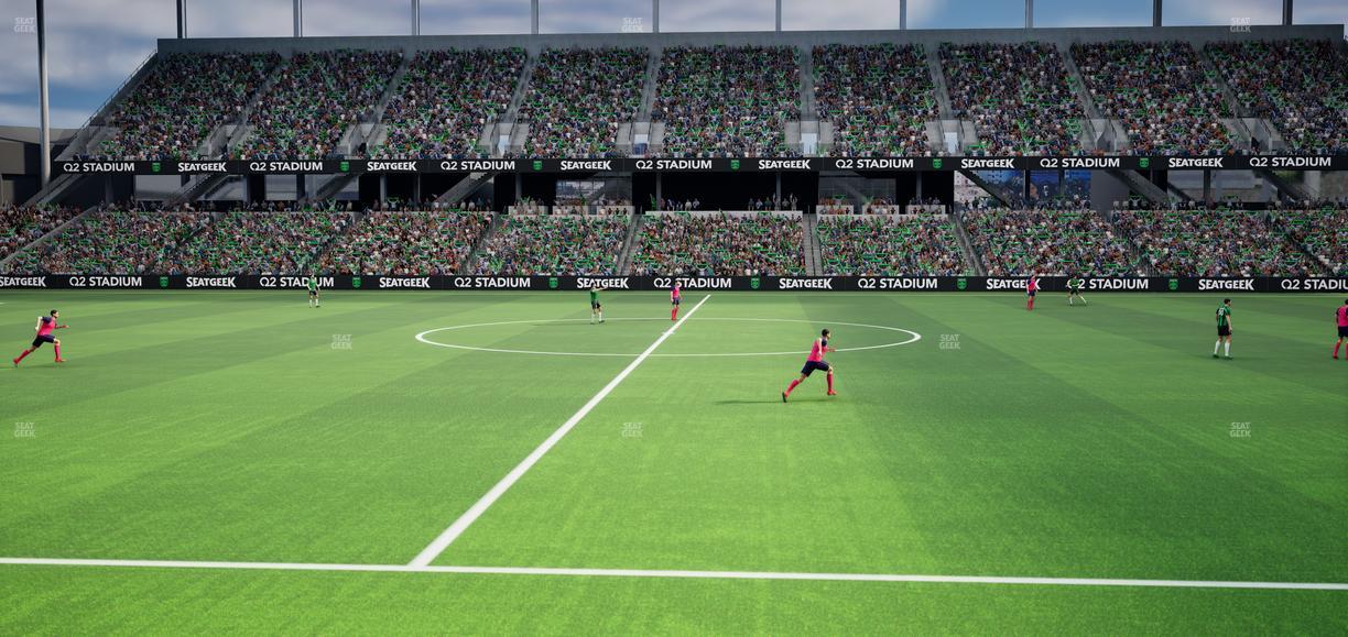 Q2 Stadium - Section Lexus Club 113 Seat View