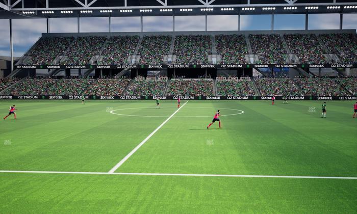 Q2 Stadium - Section Lexus Club 113 Seat View