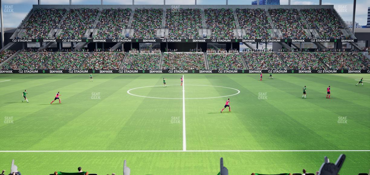 Q2 Stadium - Section Lexus Club 113 Seat View