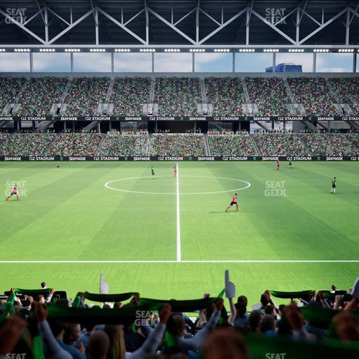 Q2 Stadium - Section Lexus Club 113 Seat View