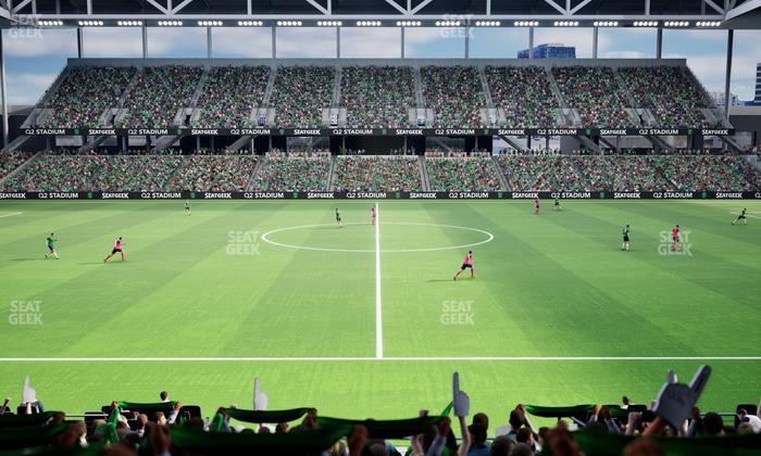 Q2 Stadium - Section Lexus Club 113 Seat View