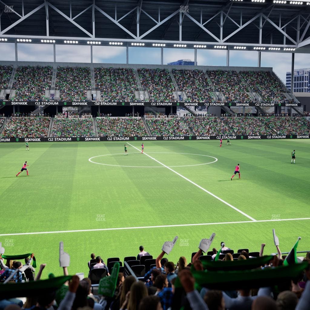 Q2 Stadium - Section Lexus Club 114 Seat View