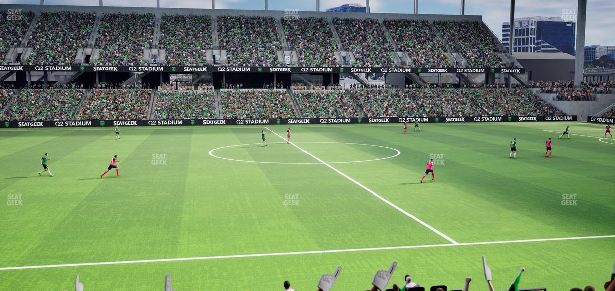 Q2 Stadium - Section Lexus Club 114 Seat View