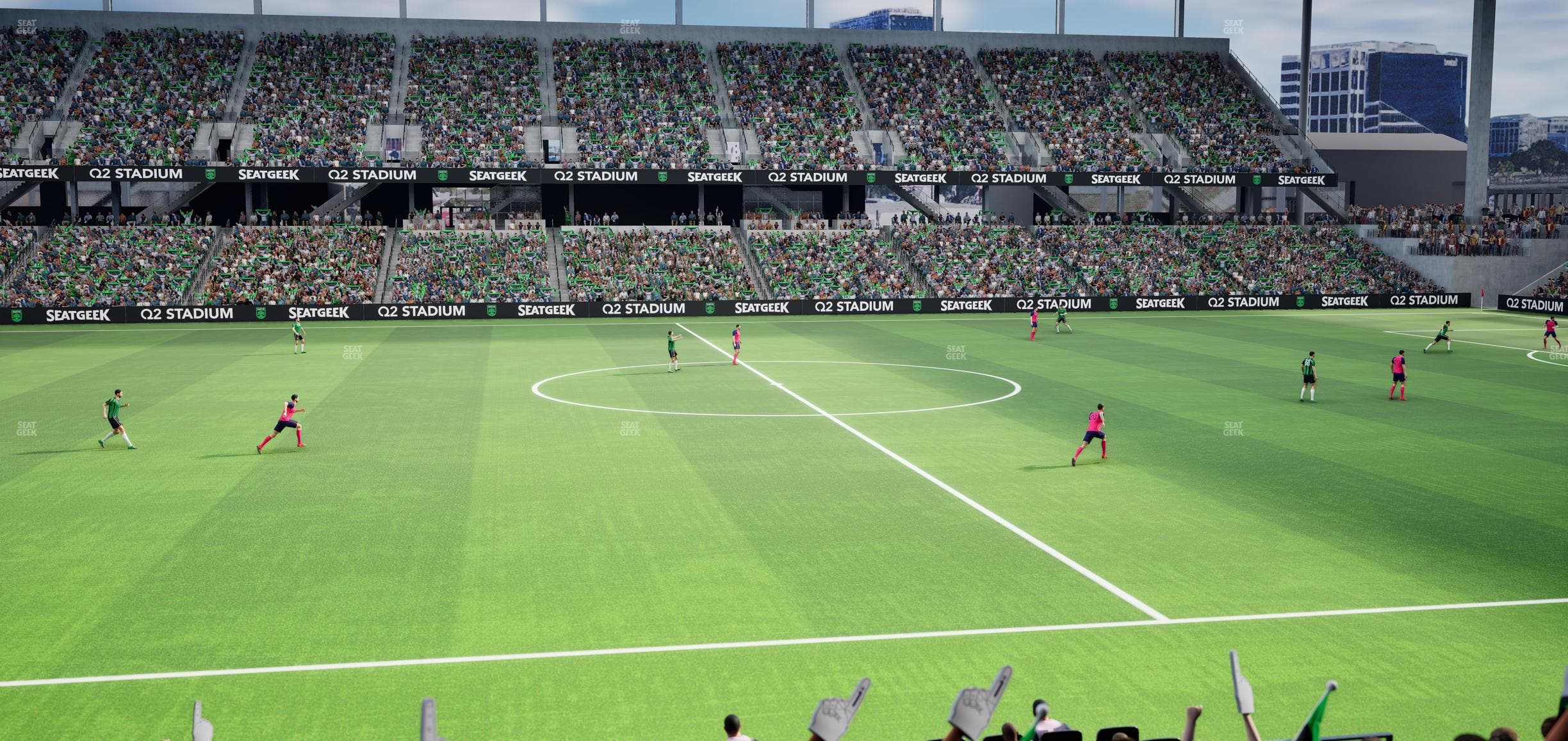 Q2 Stadium - Section Lexus Club 114 Seat View