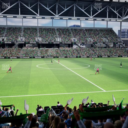 Q2 Stadium - Section Lexus Club 114 Seat View