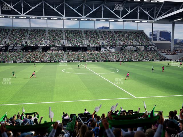 Q2 Stadium - Section Lexus Club 114 Seat View