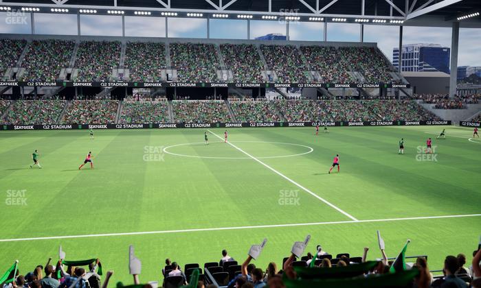 Q2 Stadium - Section Lexus Club 114 Seat View