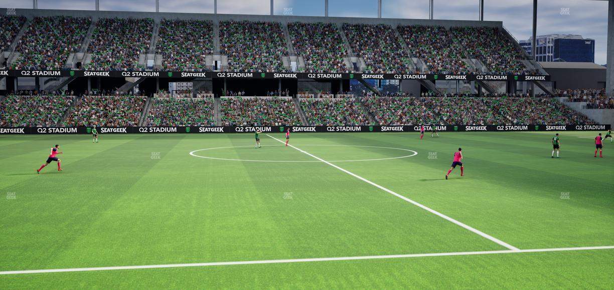 Q2 Stadium - Section Lexus Club 114 Seat View